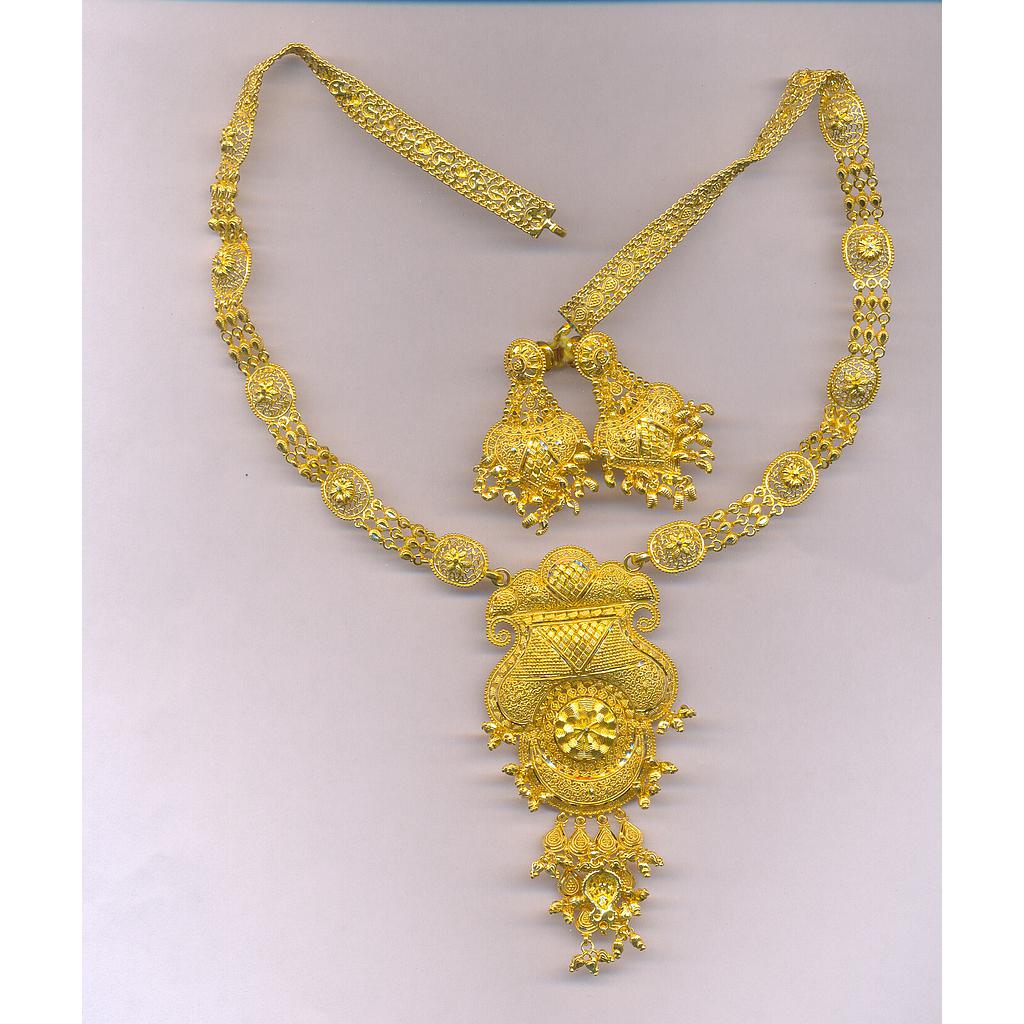 GOLD HALF SET LONG PLAIN GENERAL