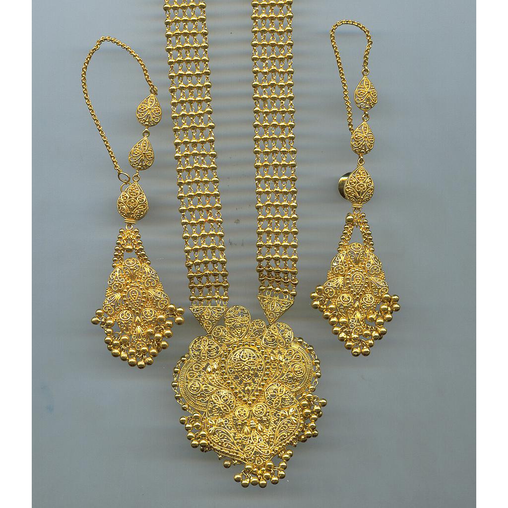 GOLD HALF SET LONG PLAIN GENERAL