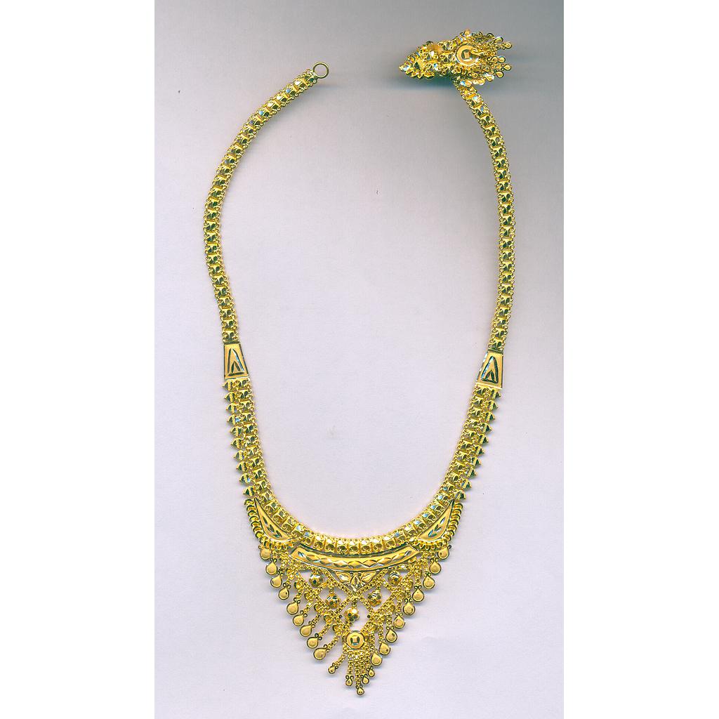 GOLD HALF SET LONG PLAIN GENERAL