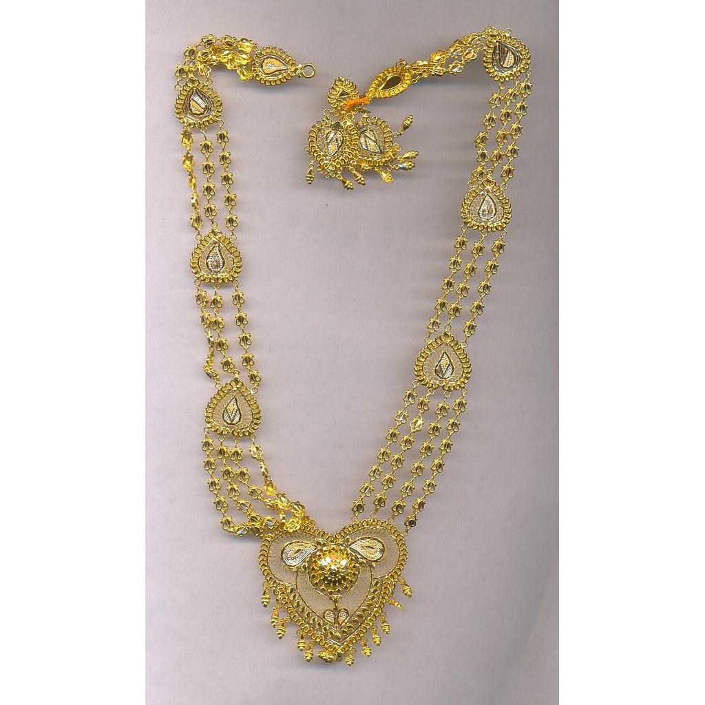 GOLD HALF SET LONG PLAIN GENERAL