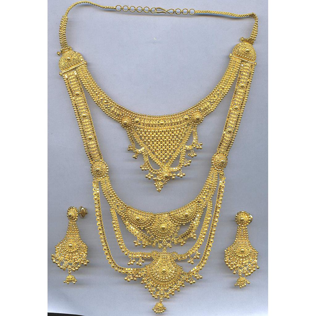 GOLD HALF SET PENDENT ANTIQUE GENERAL