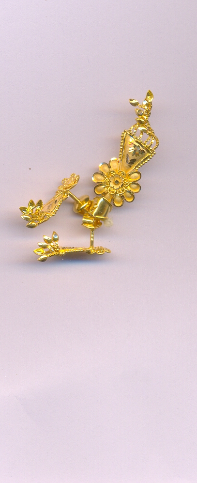 GOLD HALF SET PENDENT CASTING