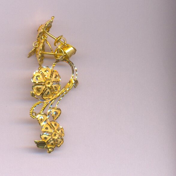 GOLD HALF SET PENDENT CASTING
