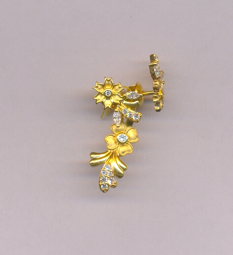 GOLD HALF SET PENDENT CASTING EXCLUSIVE