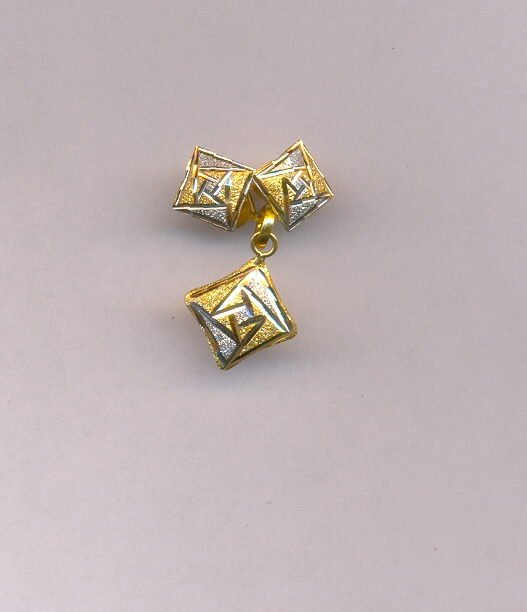 GOLD HALF SET PENDENT CASTING EXCLUSIVE