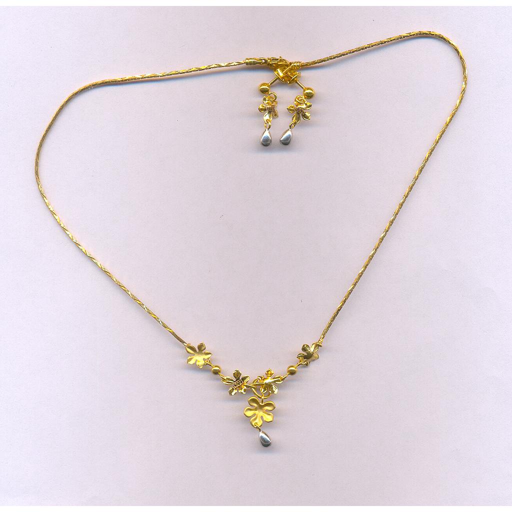 GOLD HALF SET PENDENT CASTING EXCLUSIVE