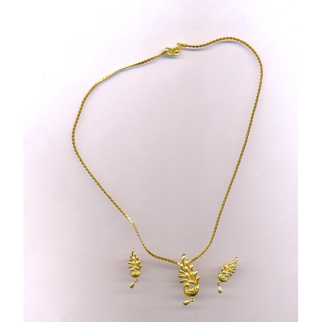 GOLD HALF SET PENDENT CASTING EXCLUSIVE