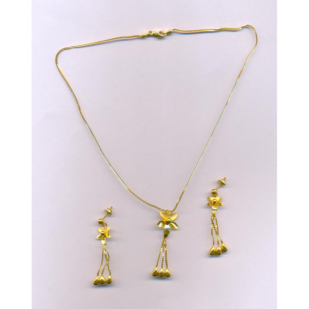 GOLD HALF SET PENDENT CASTING EXCLUSIVE