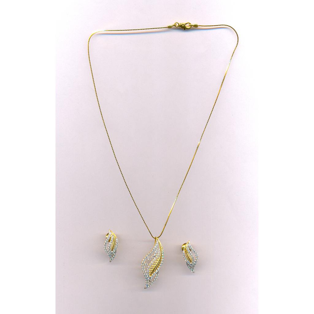 GOLD HALF SET PENDENT CASTING EXCLUSIVE