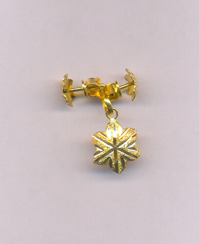 GOLD HALF SET PENDENT CASTING EXCLUSIVE