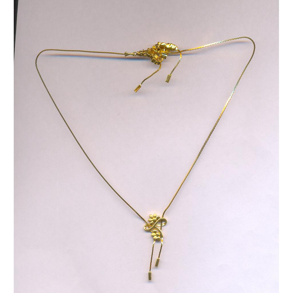 GOLD HALF SET PENDENT CASTING EXCLUSIVE