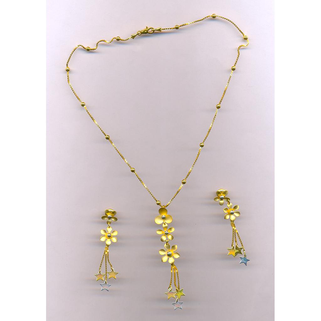 GOLD HALF SET PENDENT CASTING EXCLUSIVE