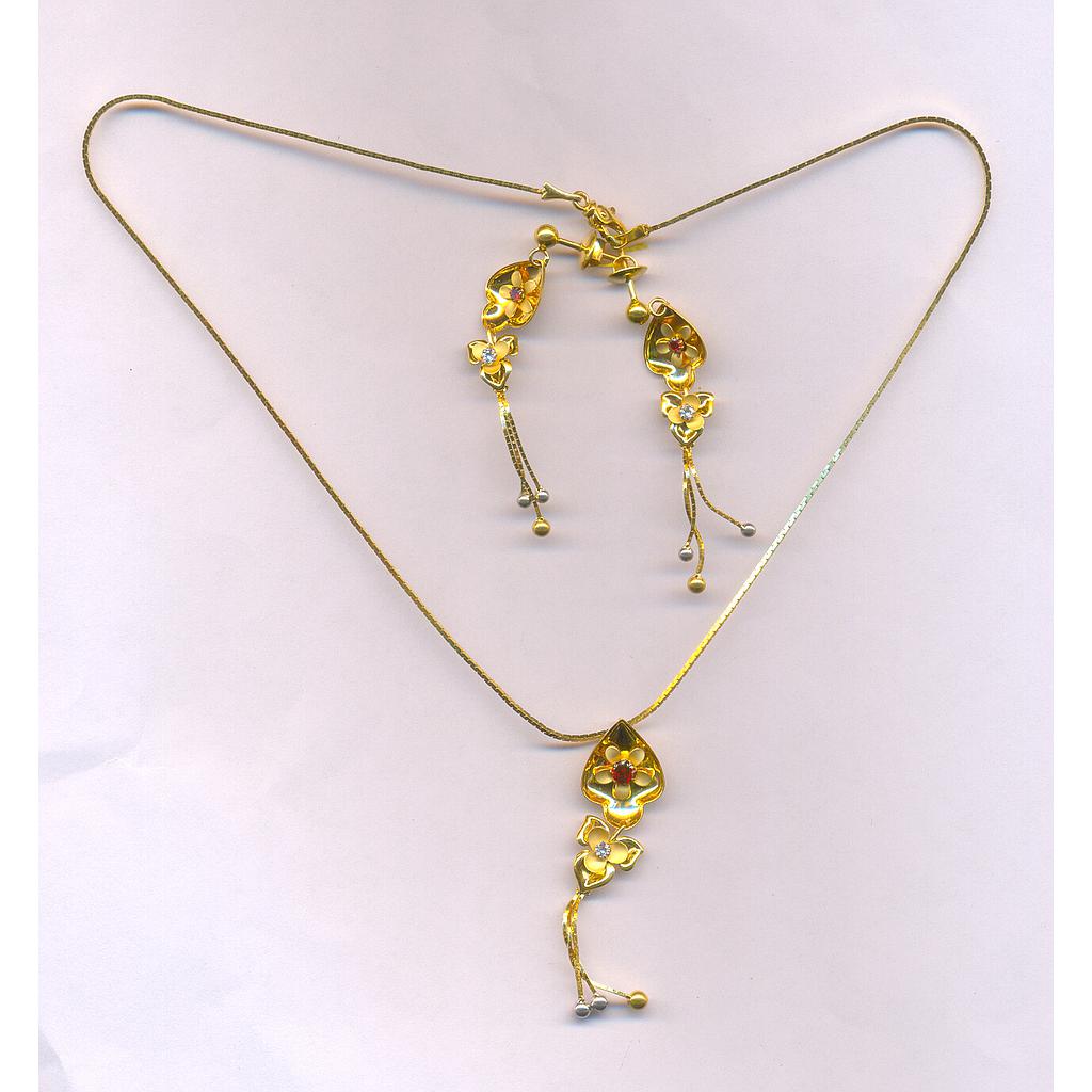 GOLD HALF SET PENDENT CASTING EXCLUSIVE