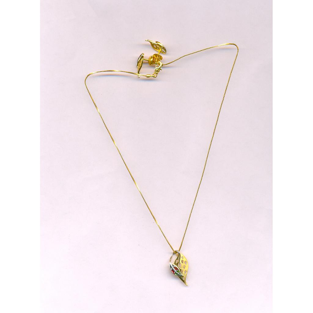 GOLD HALF SET PENDENT CASTING EXCLUSIVE