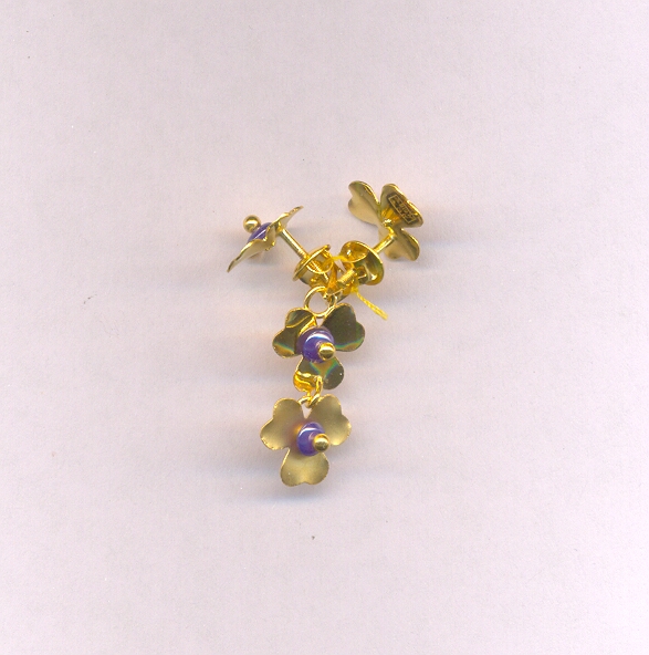 GOLD HALF SET PENDENT CASTING EXCLUSIVE