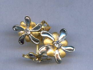 GOLD HALF SET PENDENT CASTING EXCLUSIVE