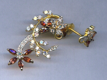 GOLD HALF SET PENDENT CASTING EXCLUSIVE