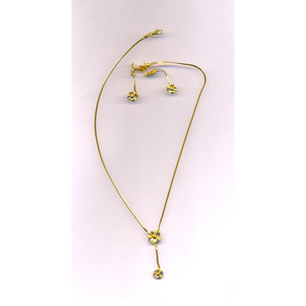 GOLD HALF SET PENDENT CASTING EXCLUSIVE