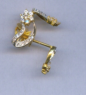 GOLD HALF SET PENDENT CASTING EXCLUSIVE