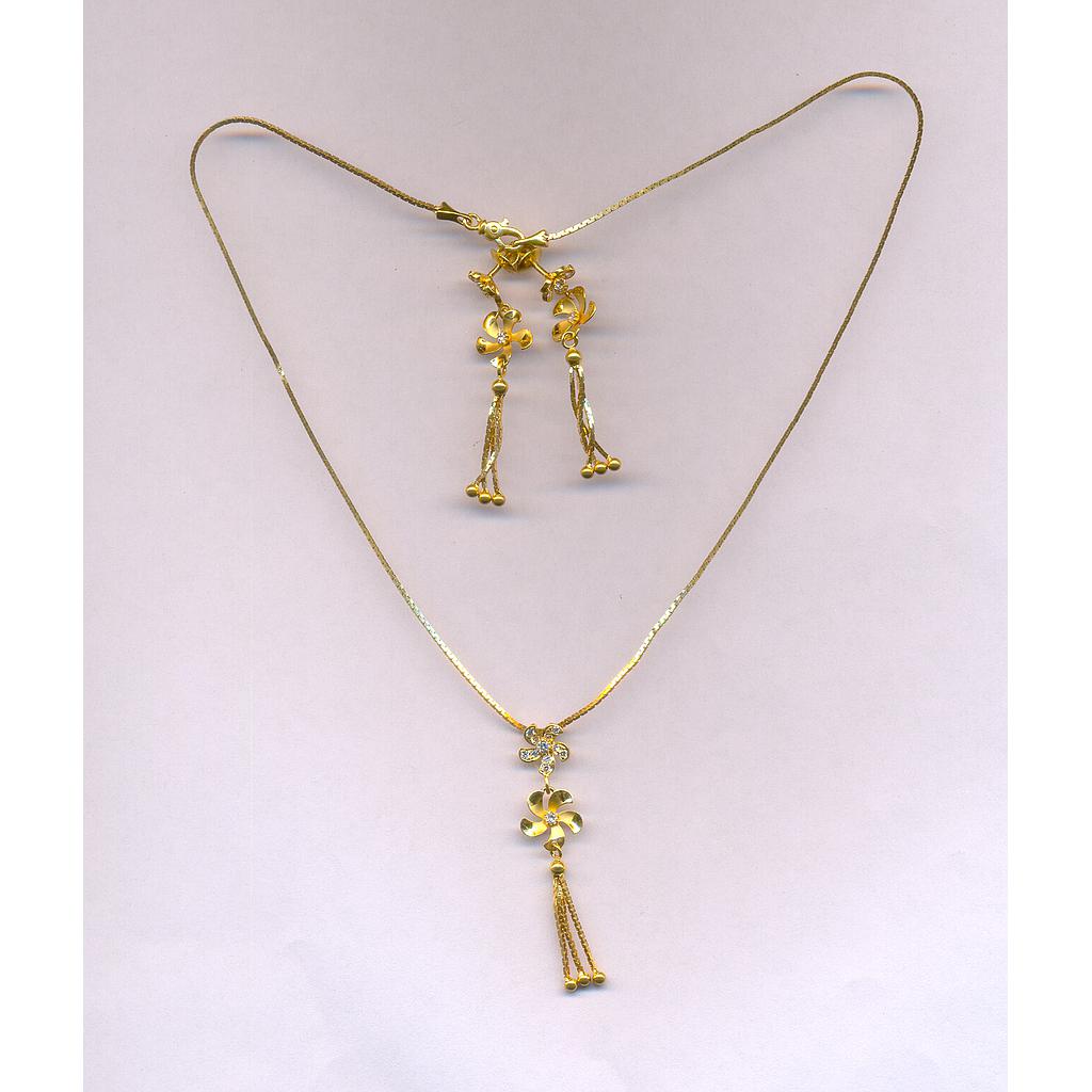 GOLD HALF SET PENDENT CASTING EXCLUSIVE