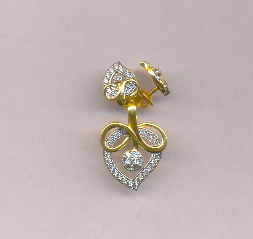GOLD HALF SET PENDENT CASTING EXCLUSIVE
