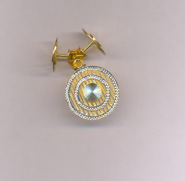 GOLD HALF SET PENDENT CASTING EXCLUSIVE