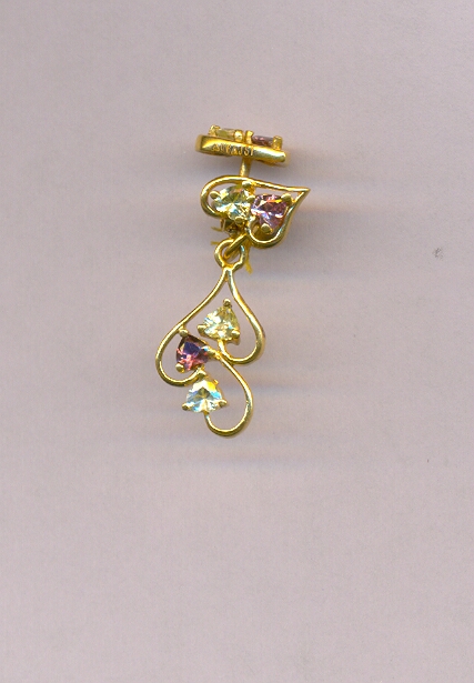 GOLD HALF SET PENDENT CASTING GENERAL
