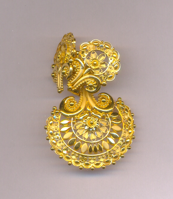 GOLD HALF SET PENDENT CASTING GENERAL