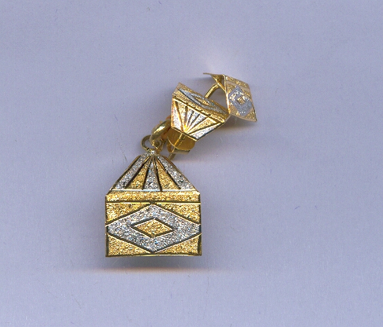 GOLD HALF SET PENDENT CASTING GENERAL