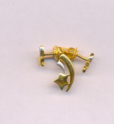 GOLD HALF SET PENDENT CASTING GENERAL