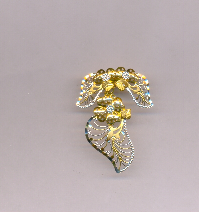 GOLD HALF SET PENDENT PLAIN EXCLUSIVE