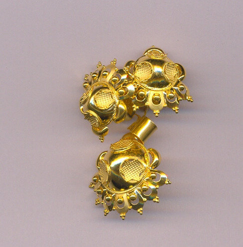 GOLD HALF SET PENDENT PLAIN EXCLUSIVE