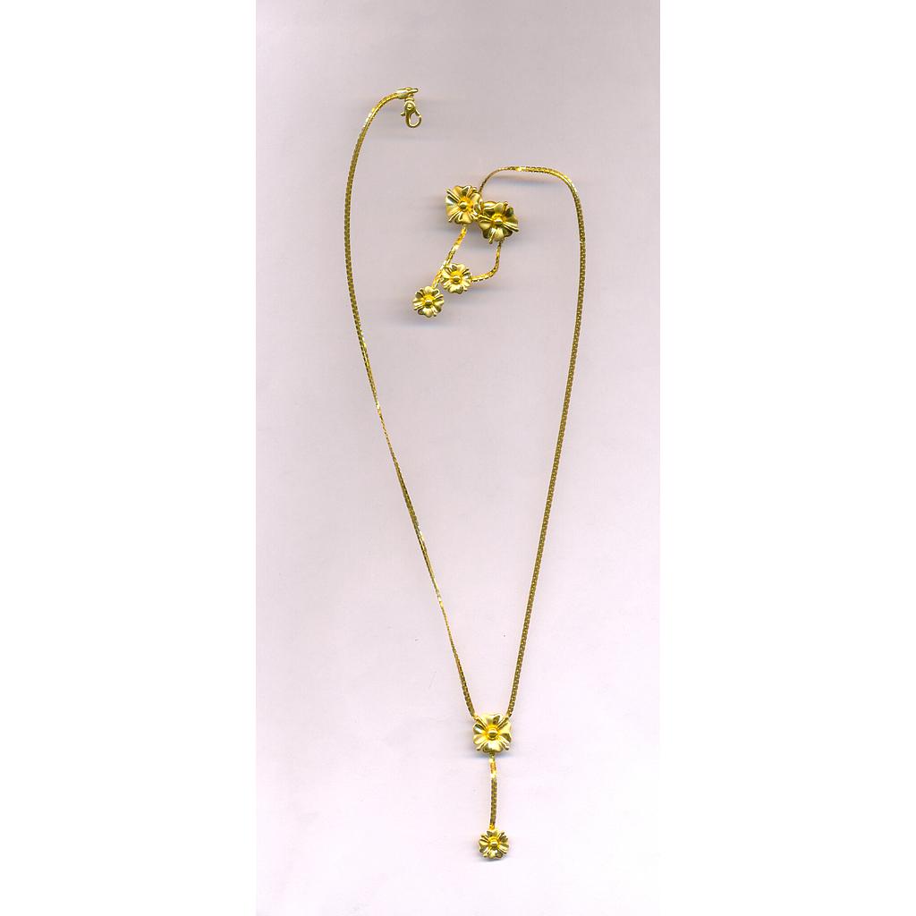 GOLD HALF SET PENDENT PLAIN EXCLUSIVE