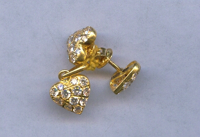 GOLD HALF SET PENDENT PLAIN EXCLUSIVE