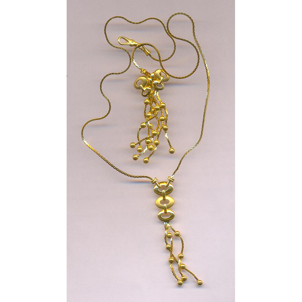 GOLD HALF SET PENDENT PLAIN EXCLUSIVE