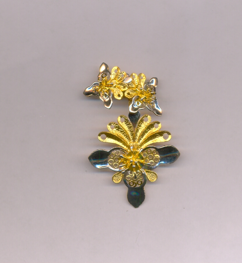 GOLD HALF SET PENDENT PLAIN EXCLUSIVE
