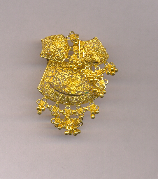 GOLD HALF SET PENDENT PLAIN GENERAL