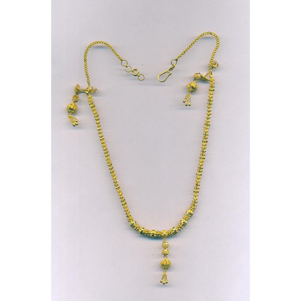 GOLD HALF SET PENDENT PLAIN GENERAL