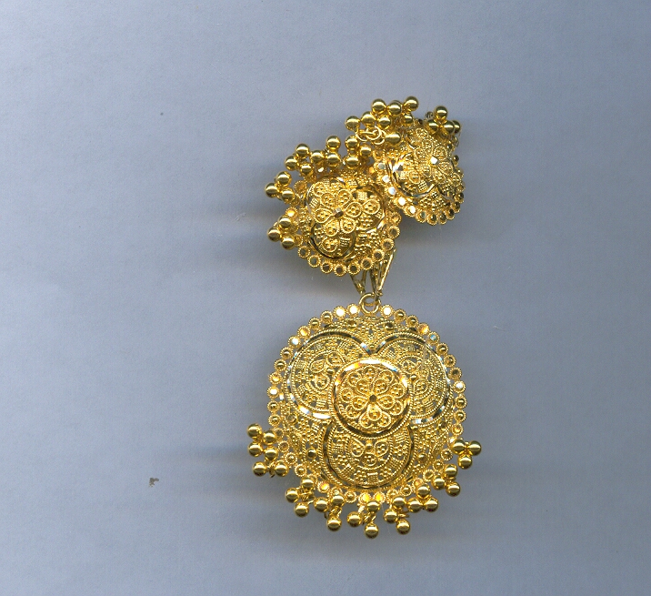 GOLD HALF SET PENDENT PLAIN GENERAL
