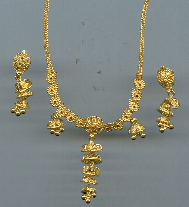 GOLD HALF SET PENDENT PLAIN GENERAL