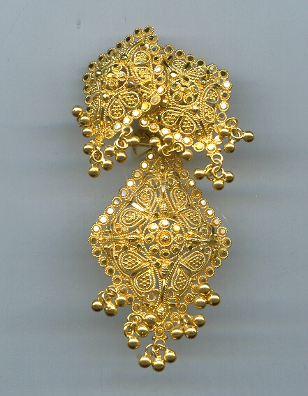GOLD HALF SET PENDENT PLAIN GENERAL