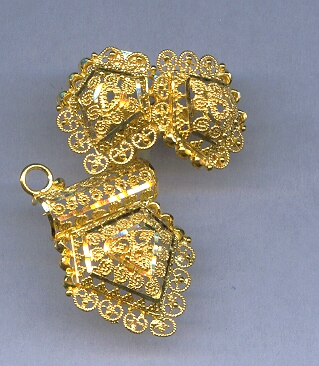 GOLD HALF SET PENDENT PLAIN GENERAL