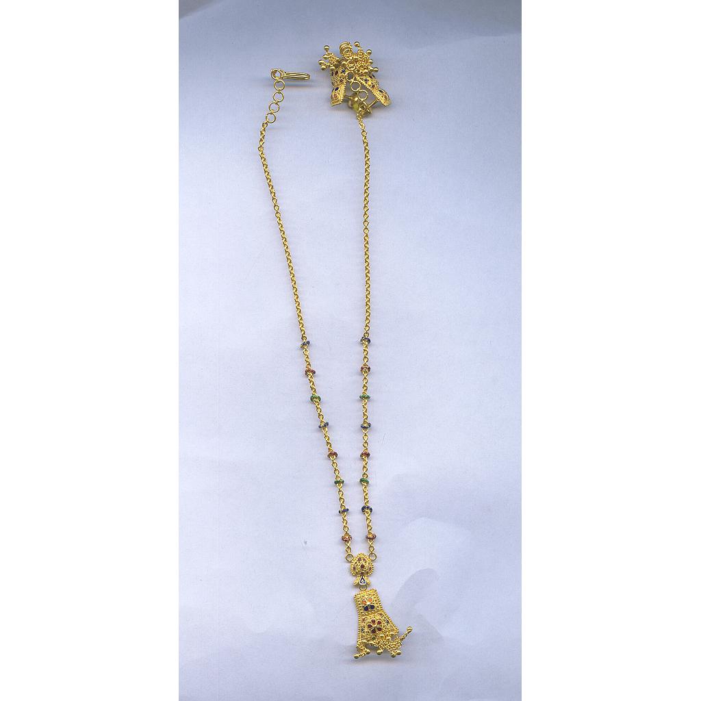 GOLD HALF SET PENDENT PLAIN GENERAL
