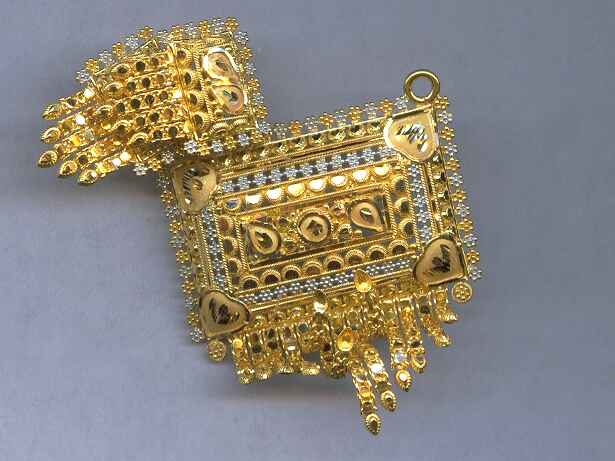 GOLD HALF SET PENDENT PLAIN GENERAL