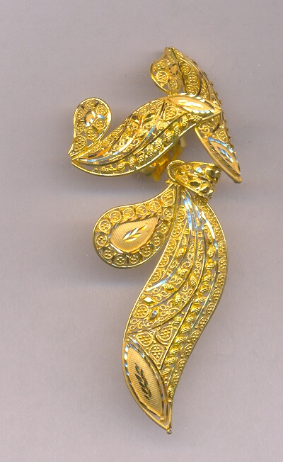 GOLD HALF SET PENDENT PLAIN GENERAL