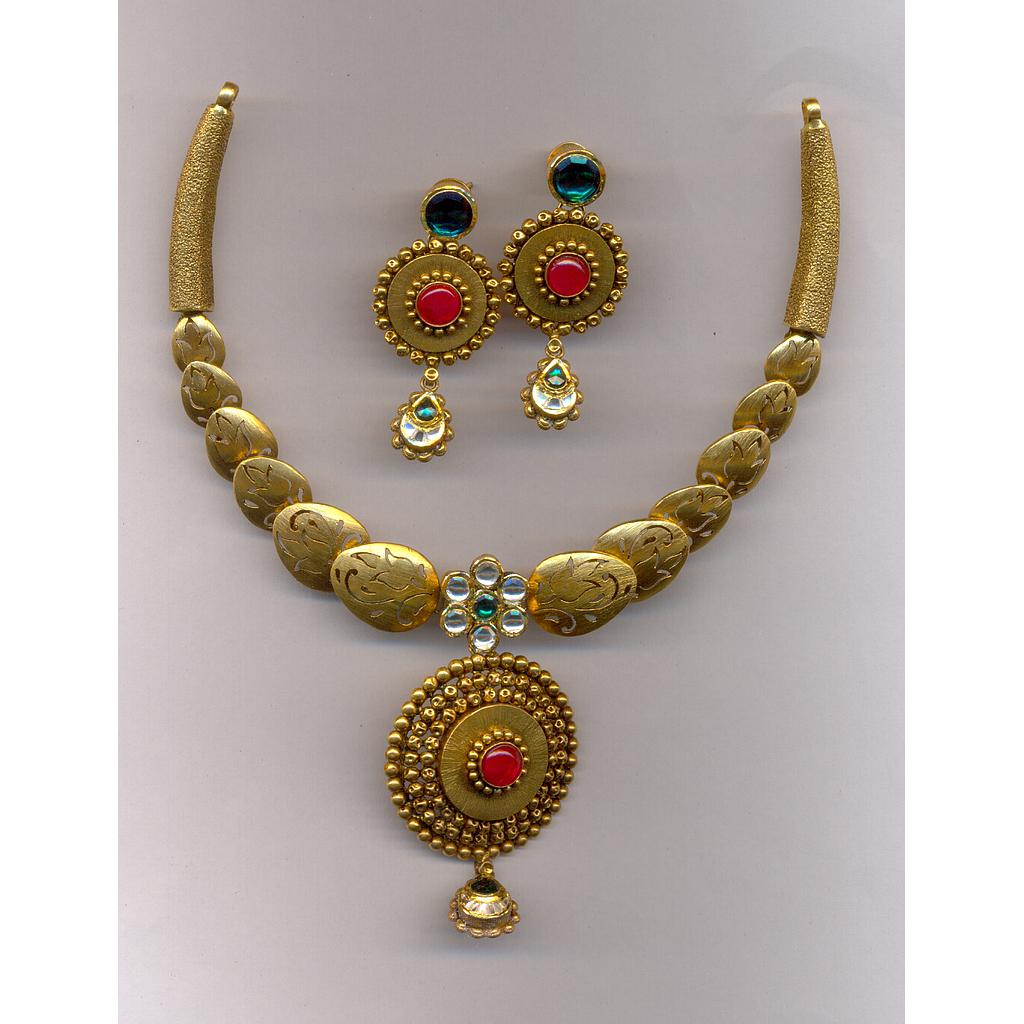 GOLD HALF SET ROUND ANTIQUE EXCLUSIVE