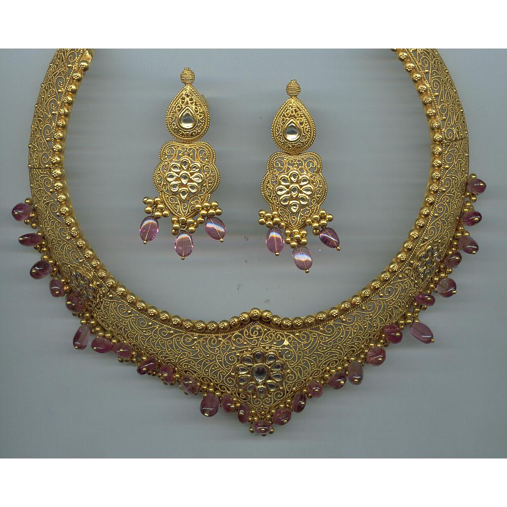GOLD HALF SET ROUND ANTIQUE EXCLUSIVE