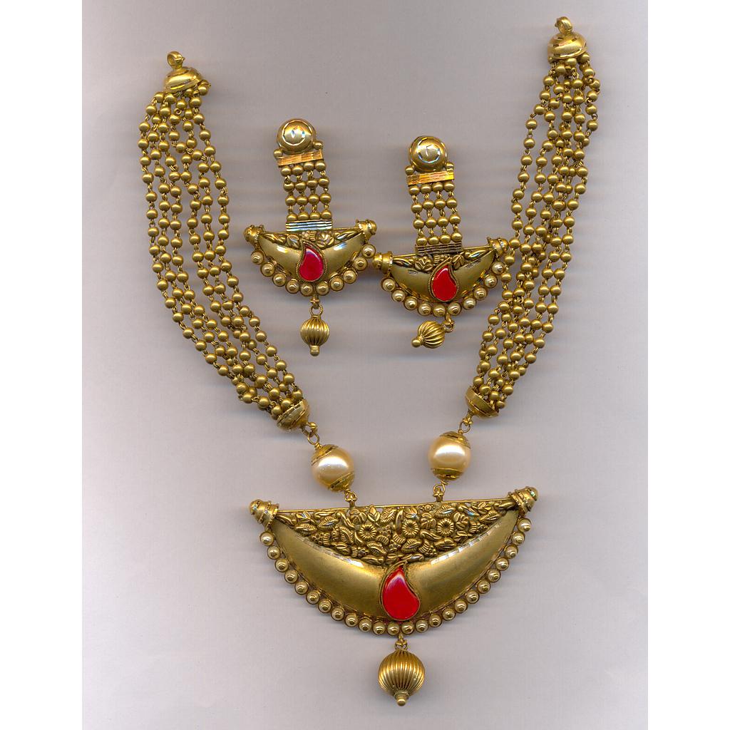 GOLD HALF SET ROUND ANTIQUE EXCLUSIVE