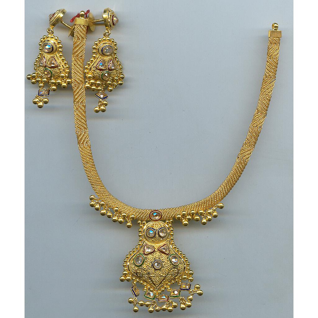 GOLD HALF SET ROUND ANTIQUE EXCLUSIVE