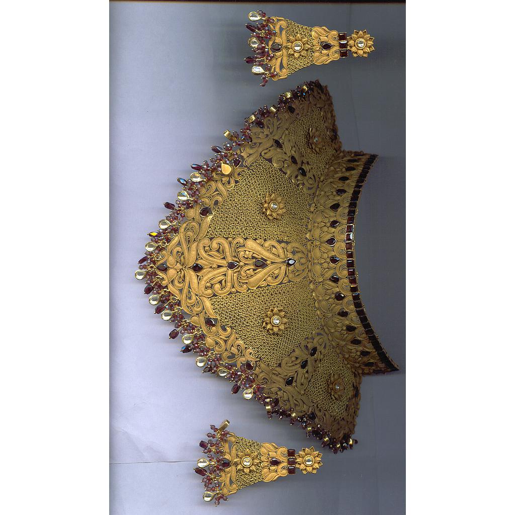 GOLD HALF SET ROUND ANTIQUE EXCLUSIVE